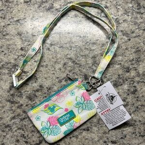NWT Disney Castaway Cay Wallet Lanyard/Keychain